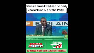 No one will remove sifuna from odm #shortfeed #gachagua #ruto #kindiki #uhuru #babu #jirongo