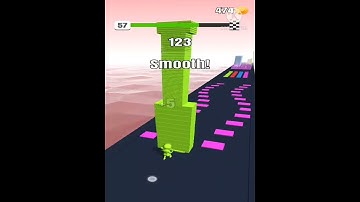 Stack colors level-#57||walkthrough gameplay||#youtubeshorts,#Shorts