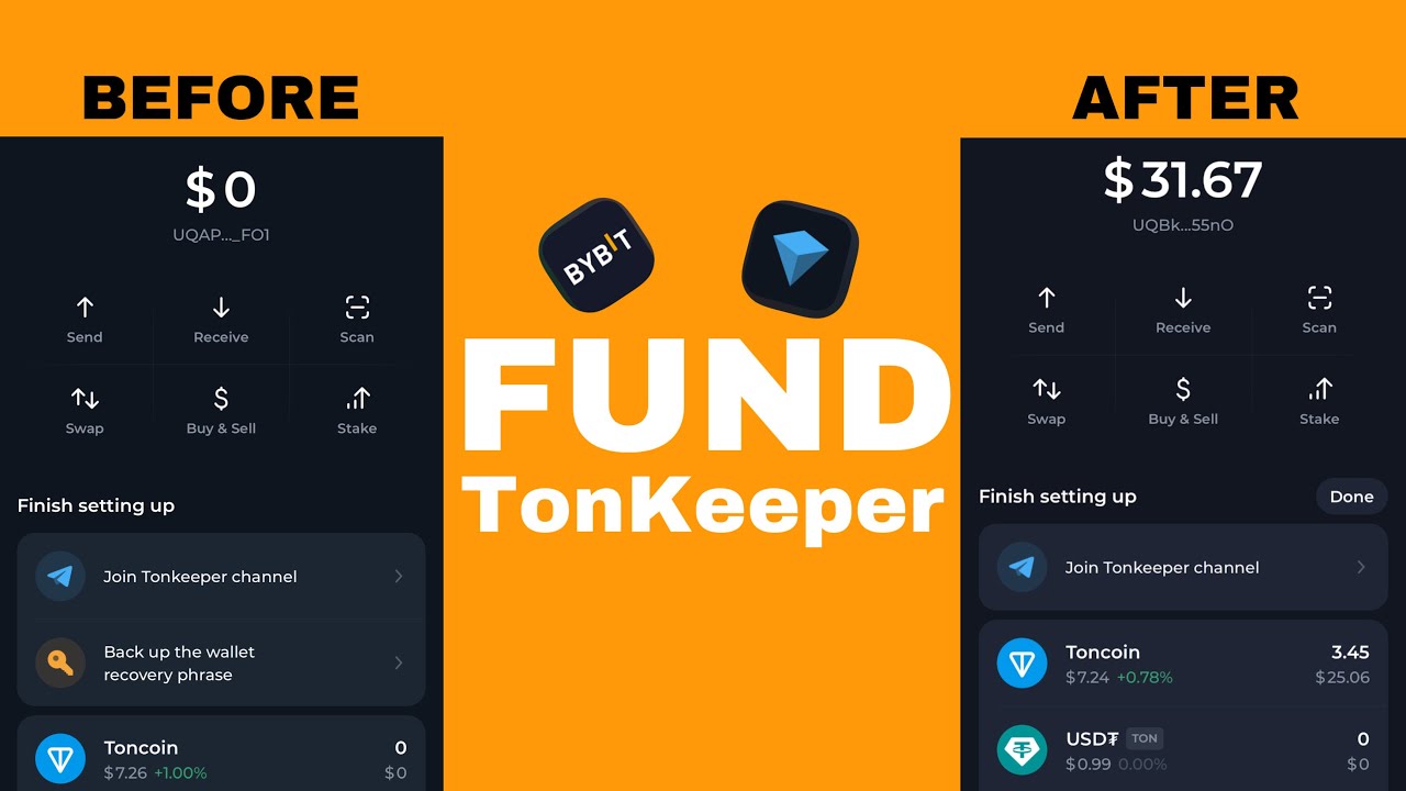 How to buy TON on Tonkeeper Wallet | How to transfer Toncoin from ByBit to  Tonkeeper - YouTube