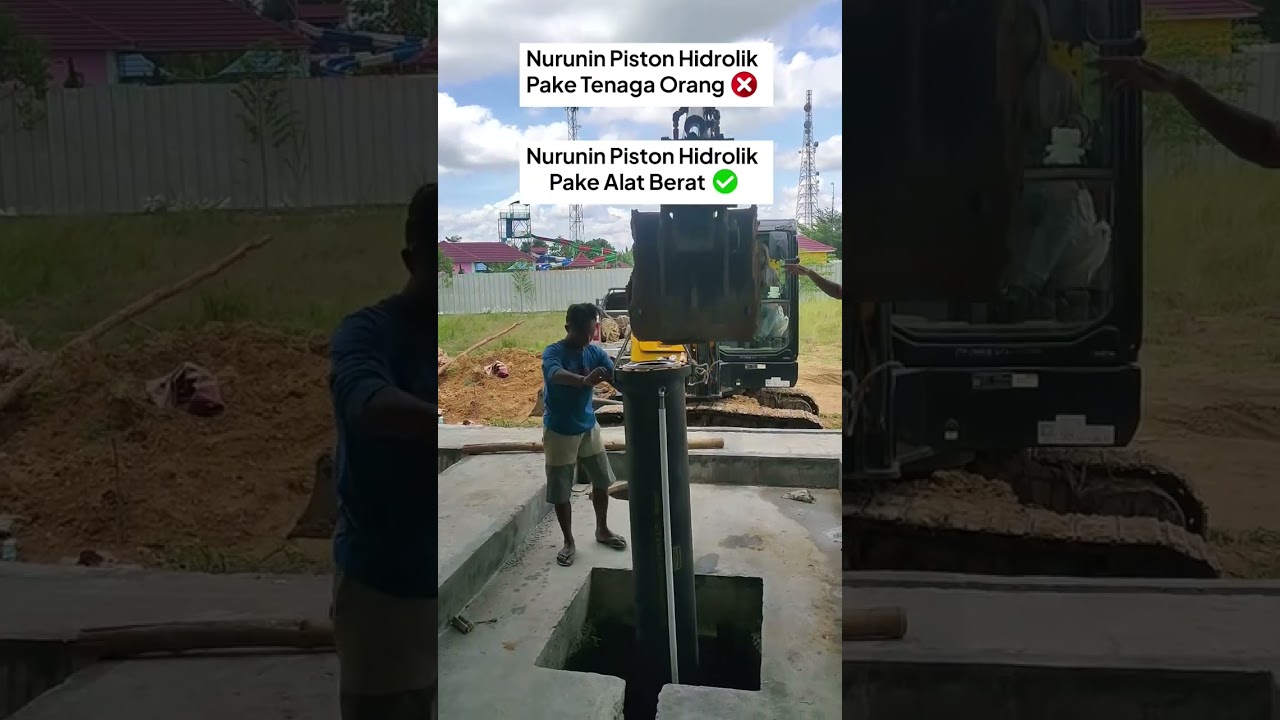 Cara unik orang buat pasang hidrolik cuci mobil. Gokil banget dehhh 