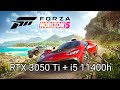 Forza Horizon 5 RTX 3050Ti + i5 11400h + 16 gb RAM