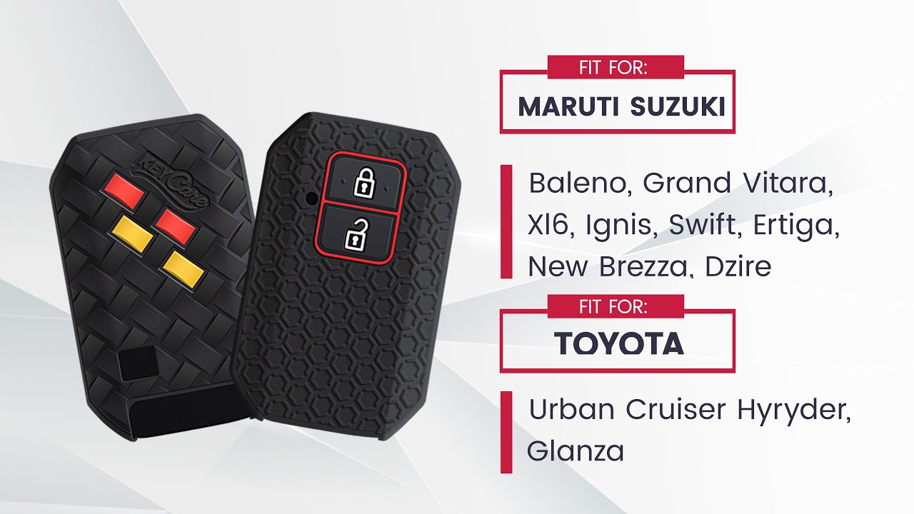  Keycare DE series key covers fit for Maruti Suzuki and Toyota