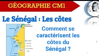 Géographie CM1 : Le sénégal, Les côtes / PEP