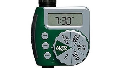 Instructions Manual Orbit Single Outlet Programmable Hose Faucet Timer