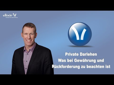 Private Darlehen geben und zurückfordern