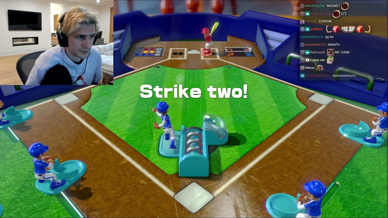 xQc Learns How to Play Baseball YouTube