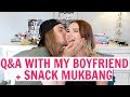 ANSWERING YOUR JUICY QUESTIONS + SNACK MUKBANG! | Moving In Together, Marriage & Kids?!