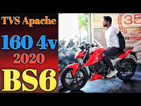 Tvs Apache Rtr 160 4v Bs6 Exhaust Price Mileage Features Review Walk Around New Changes Youtube