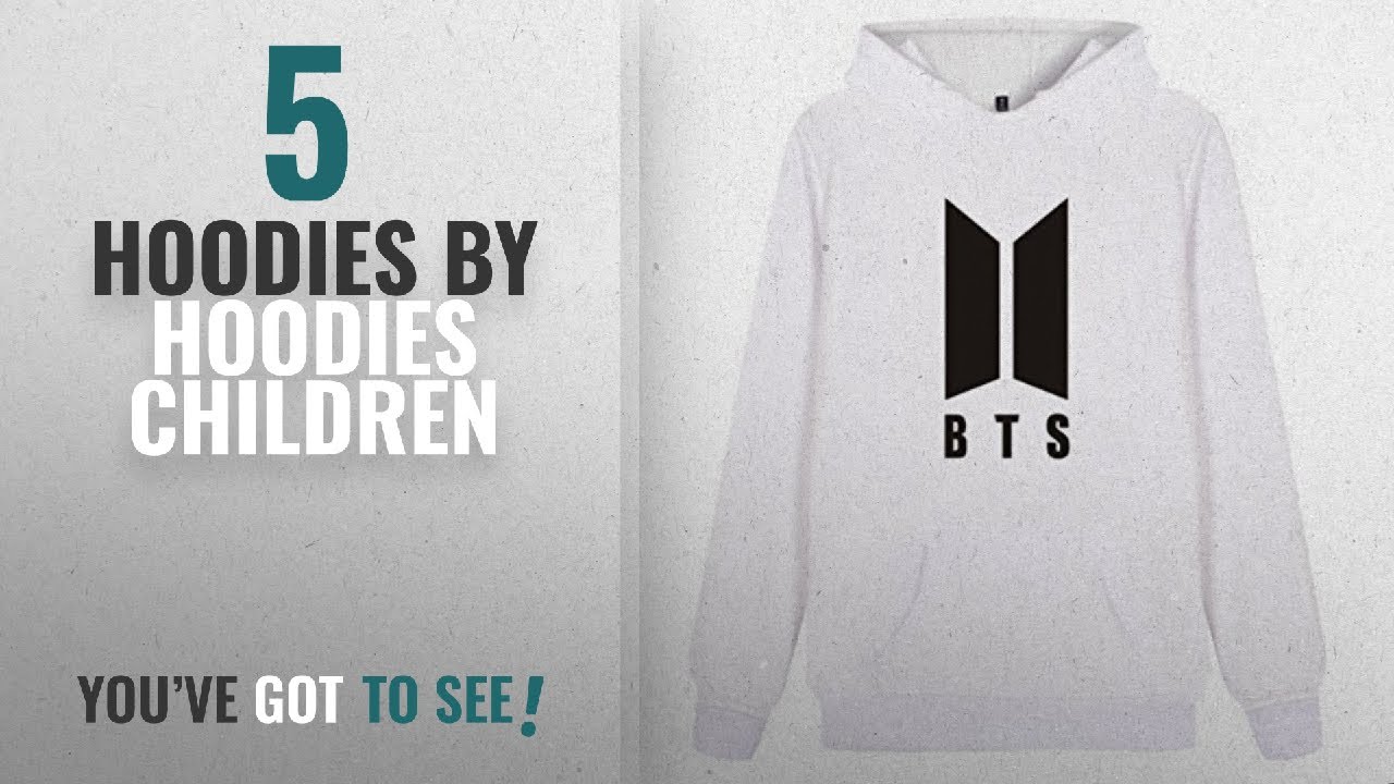 Top 10 Children Hoodies [2018]: SERAPHY Unisex BTS Hoodies Bangtan Boys Sweatshirt With Fleece Suga