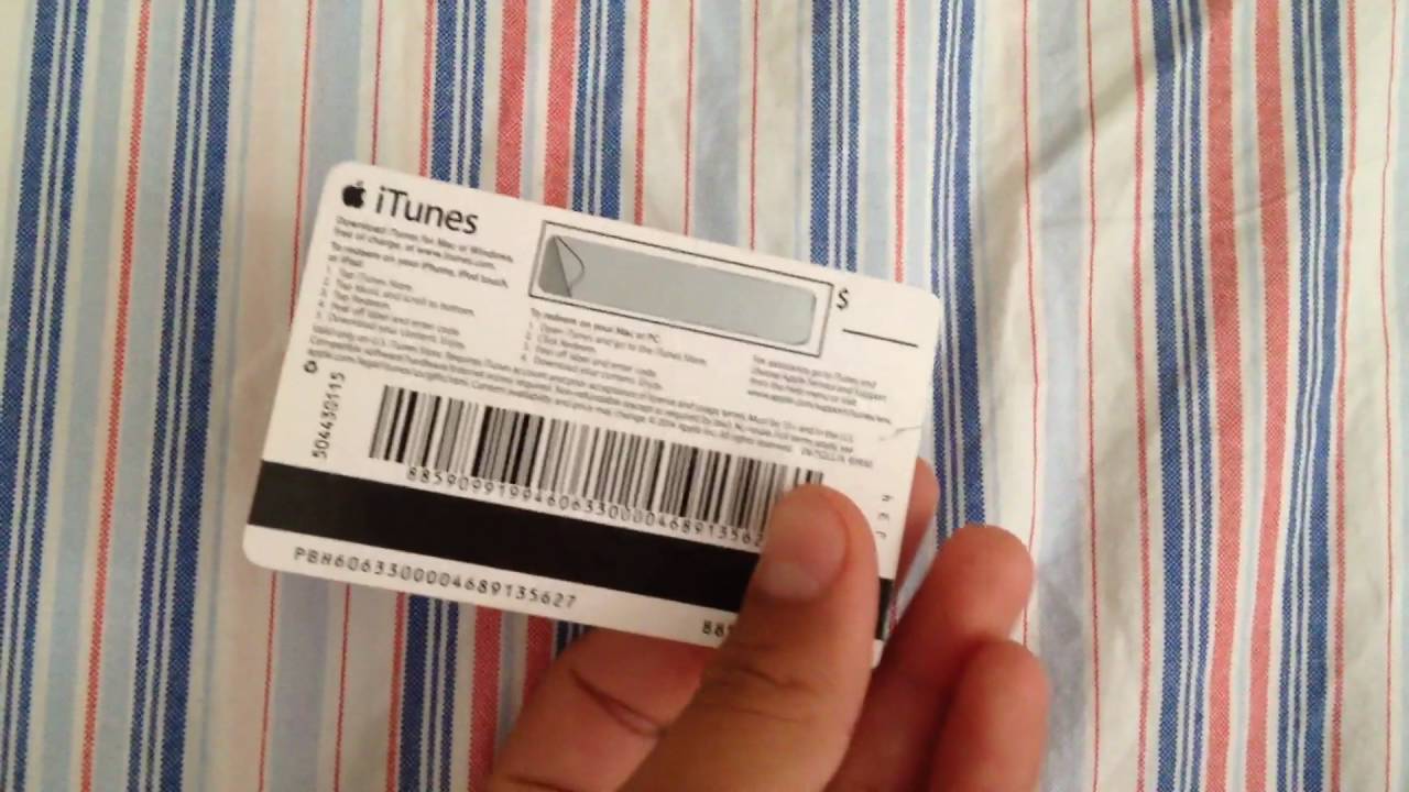 Free iTunes gift card