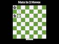 Challange Yourself. Mate In 2 🤔🧩#puzzle #2movescheckmate #chessgame #chess #brilliantmove