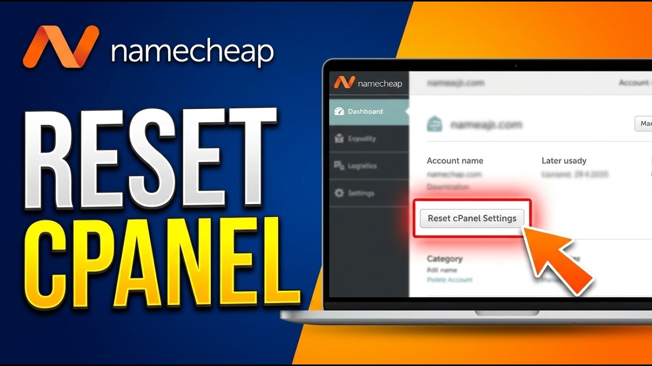 How to Reset Namecheap cPanel 2026 (Namecheap Tutorial) - YouTube