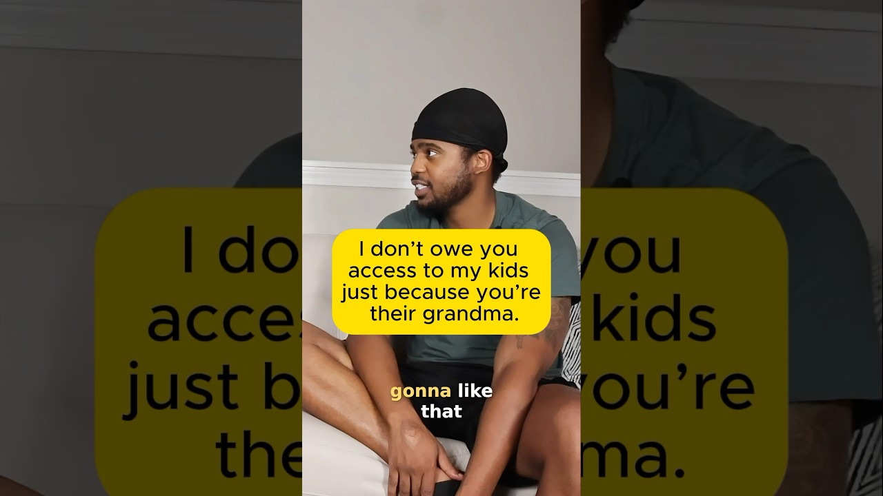 I don’t owe you access to my kids just because you’re their grandma.  #shorts #messystories