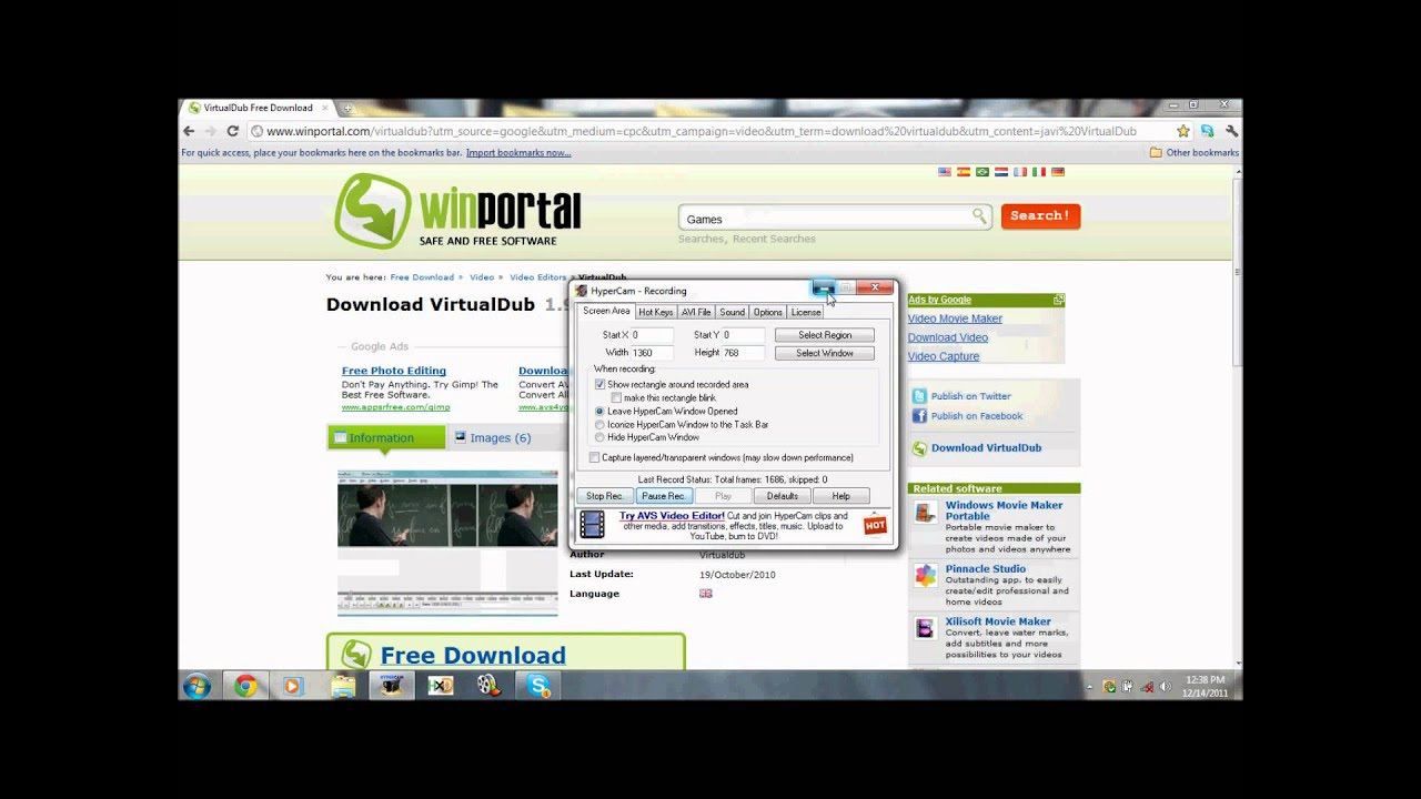 HOW TO GET VIRTURALDUB AND SET IT UP