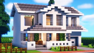 Minecraft - Tutorial Membuat Rumah Suburban/Pinggiran Kota !