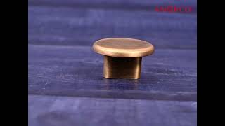 Celebrity Round Antique Brass Cabinet Knobs Zinc Alloy Drawer Knobs BPMRK 005 Net Worth