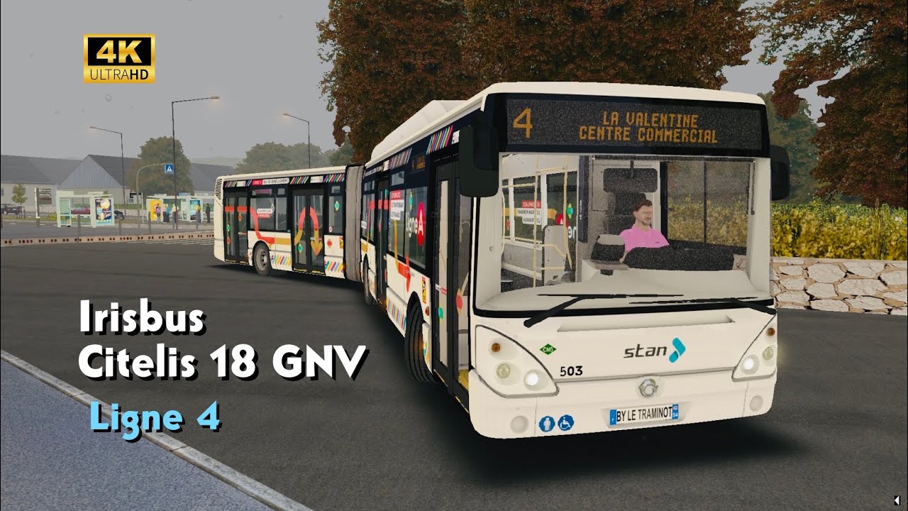 OMSI 2 - Ligne 4 en Irisbus Citelis 18 GNC - RTM Marseille