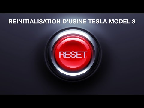 TESLA / Vente et réinitialisation à la valeur d'usine