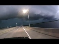 Driving into a thunderstorm