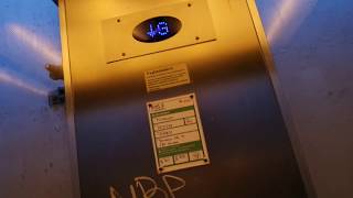 Old Unknown (mb Generic) traction elevator/lift in Vanløse railway station, Copenhagen, Denmark