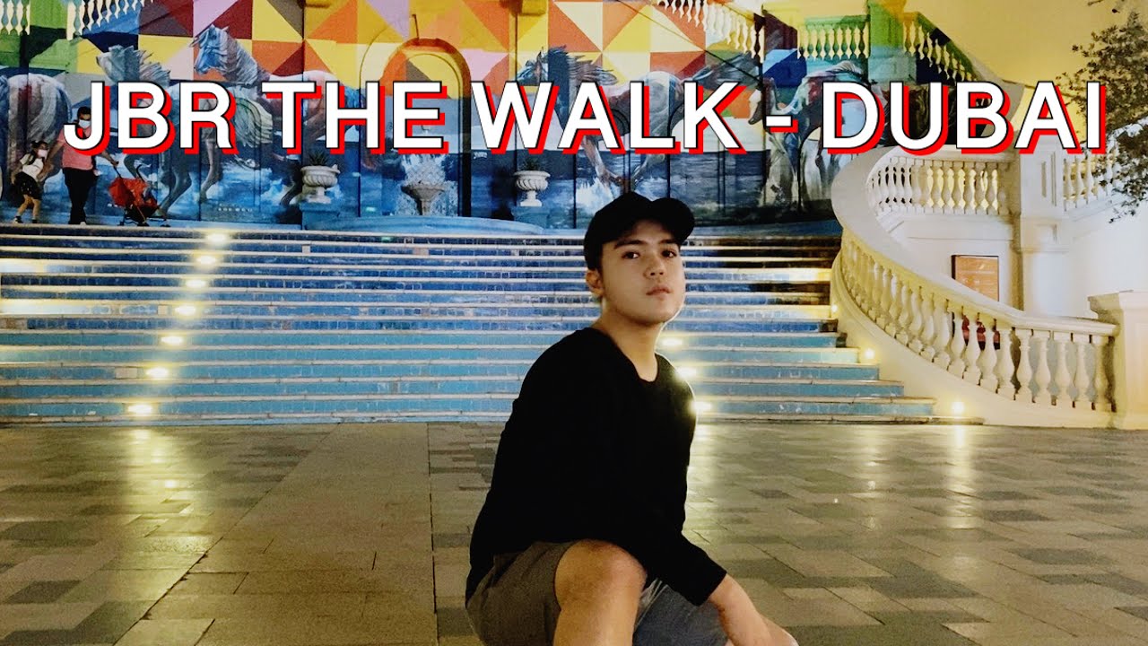 Visiting JBR The Walk Dubai | Night Tour | HeyEric Vlog | TeamPHD