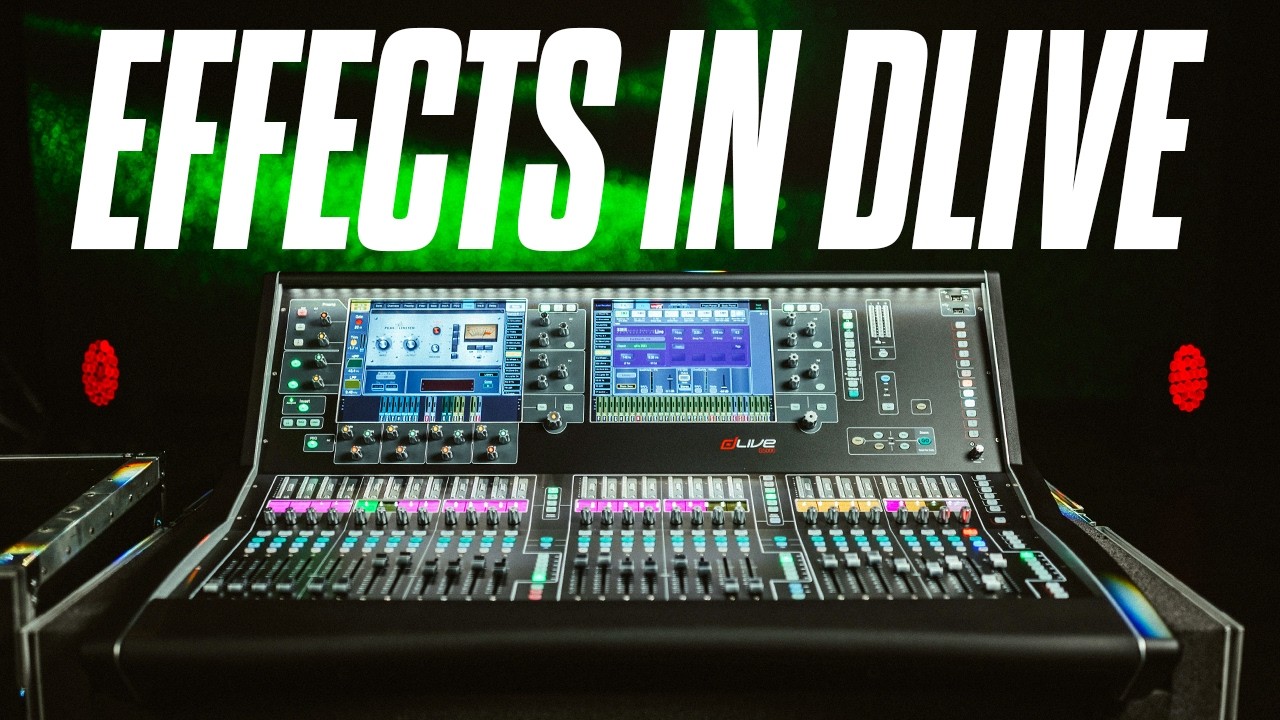 Mastering Effects for Worship on the Allen & Heath D-Live - YouTube