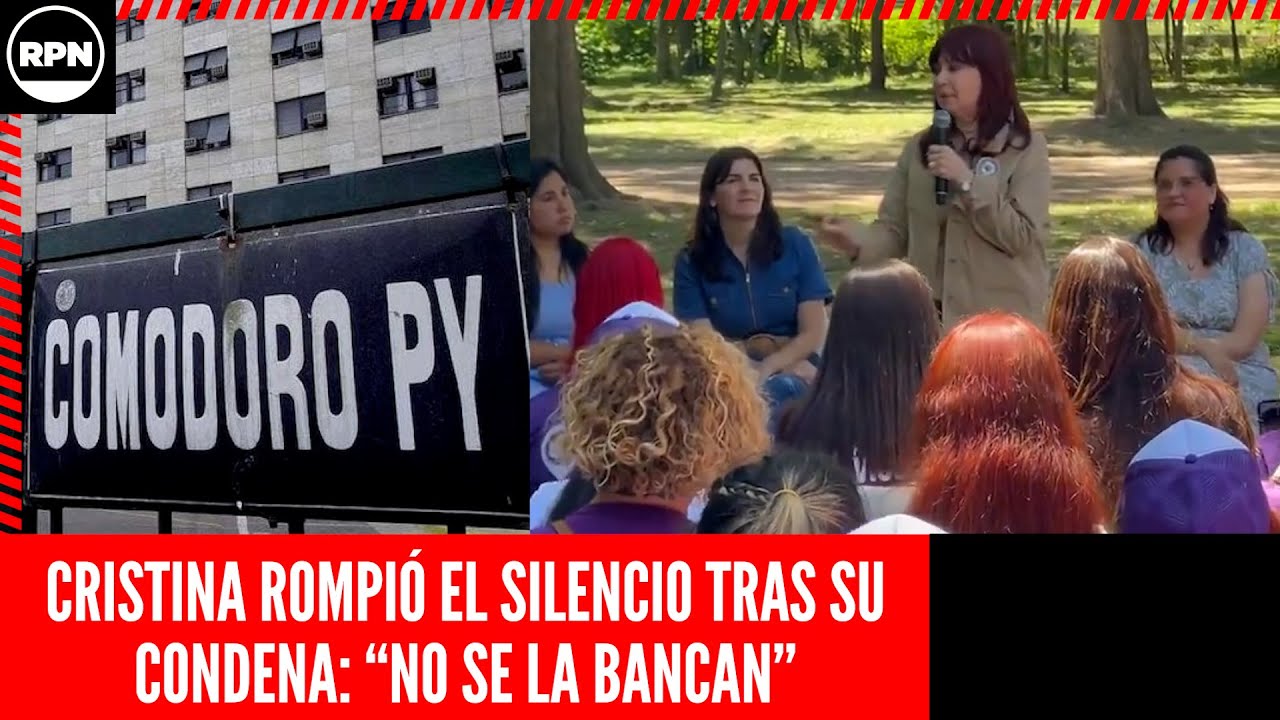 CRISTINA ROMPIÓ EL SILENCIO TRAS CONOCERSE SU CONDENA: "NO SE LA BANCAN ...