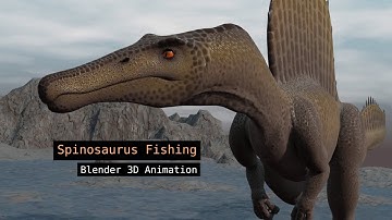Spinosaurus Fishing | Blender 3D Animation