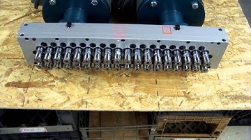 36 Spindle Drilling Head with two 5 HP Motors By AutoDrill