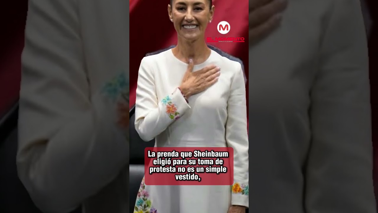 ¿Quién diseño el vestido de Claudia Sheinbaum?