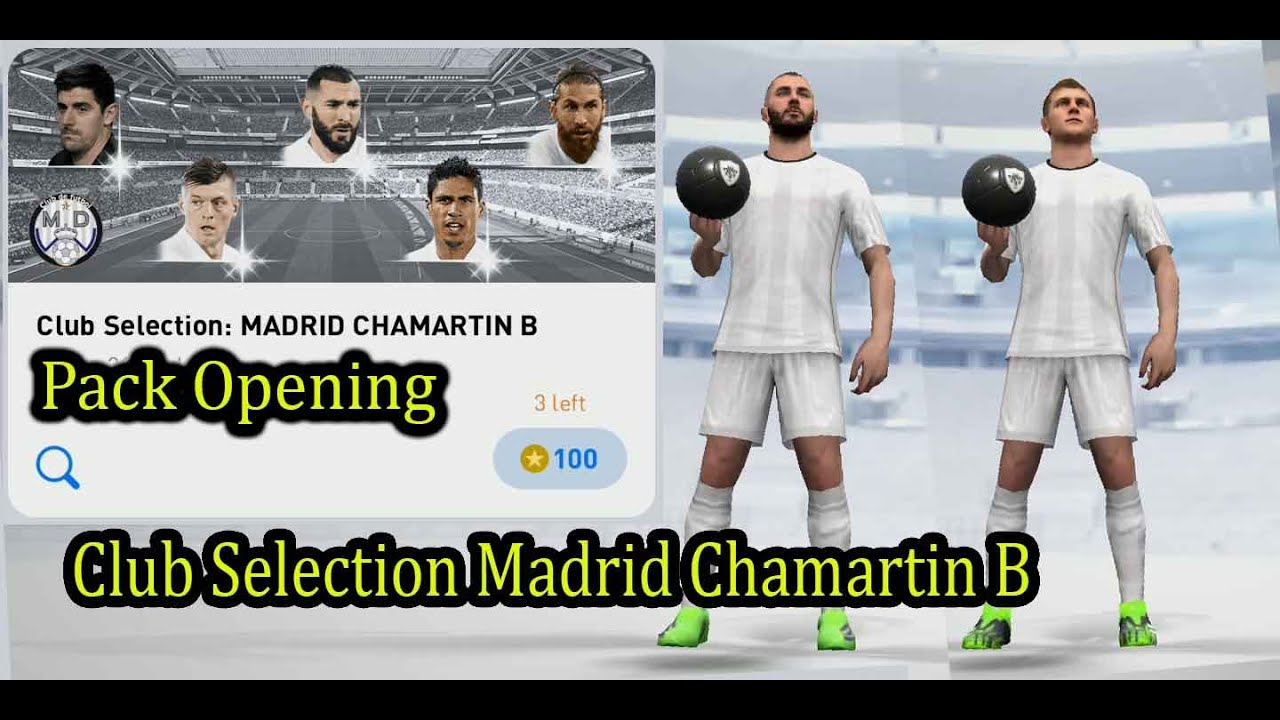 Madrid Club Selection  Pack Opening Pes 2021 || LM10PES 