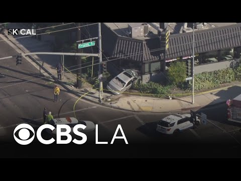 1 dead after car drives into Santa Fe Springs restaurant