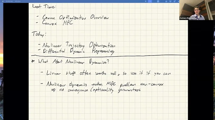 Optimal Control (CMU 16-745) 2025 Lecture 11: Nonlinear Trajectory Optimization