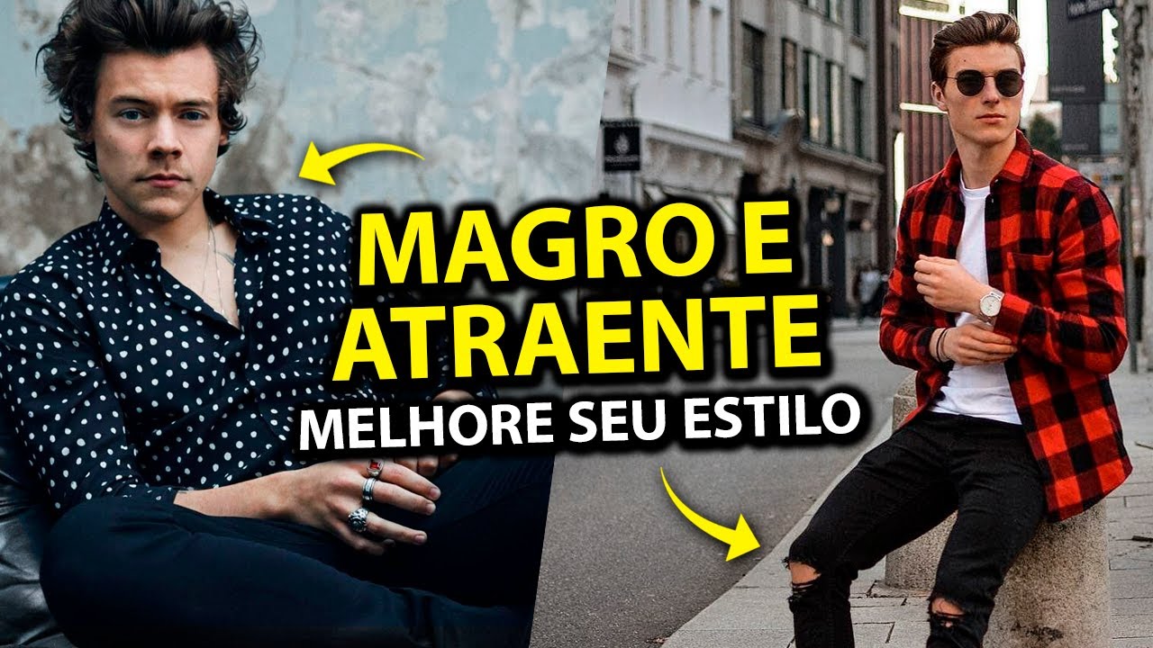 roupa social masculina para magros