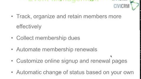 Introduction to CiviCRM presented by CiviDesk (Webinar August 2015)