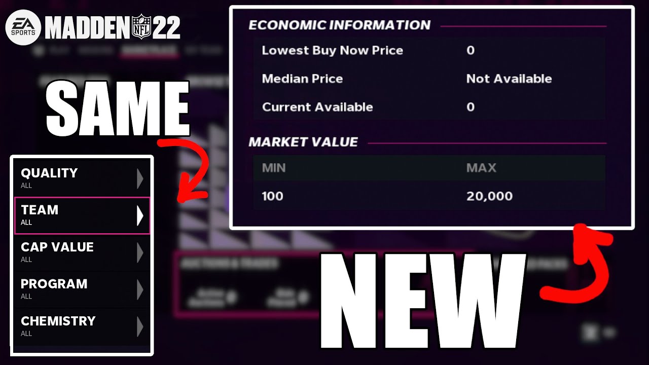 Madden 22 Auction House Revealed! What's New and What's Changed YouTube