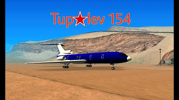 GTA San Andreas Android - Airplane Mod (Tupolev Tu-154)