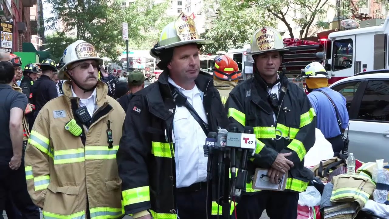 FDNY officials provide update on 3-alarm fire in Manhattan