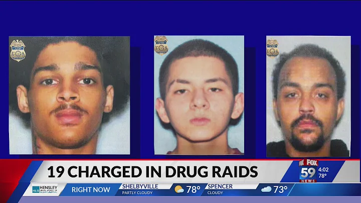 19 charged, 3 at large after ATF and DEA raids across Indianapolis by U.S. district attorneys