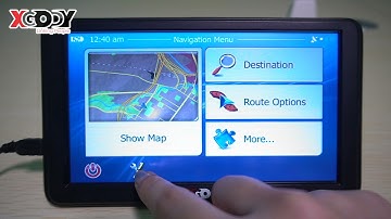 How To Set the Language and Voice in the XGODY Navigation | The Usage Guide for Truck & Car Sat Nav