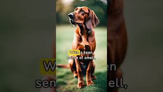 Learn more about Redbone Coonhound Dogs #energetic #affectionate #