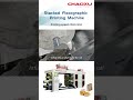 How to replace the roll material in our stacked flexo printing machine,this video gives you answer