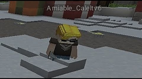 first time playing build and shoot.... I Blockman GO