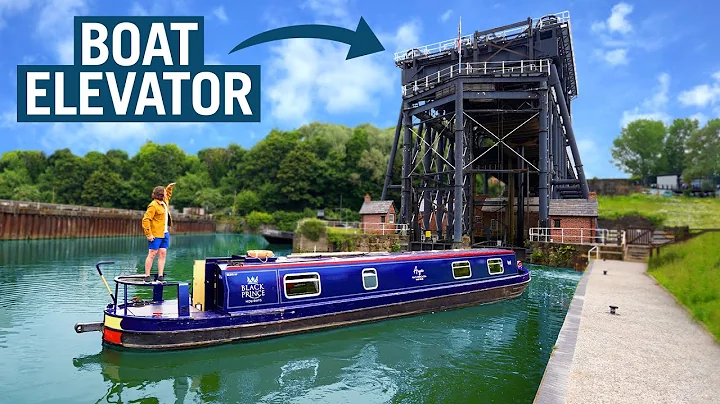 Riding a BOAT LIFT to the SHORTEST CANAL in the UK...