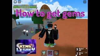 How to Get gems in King Legacy