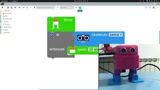 Programando a OttoDIY con MasayloBlockly: uso de sensores y piezas de control de flujo