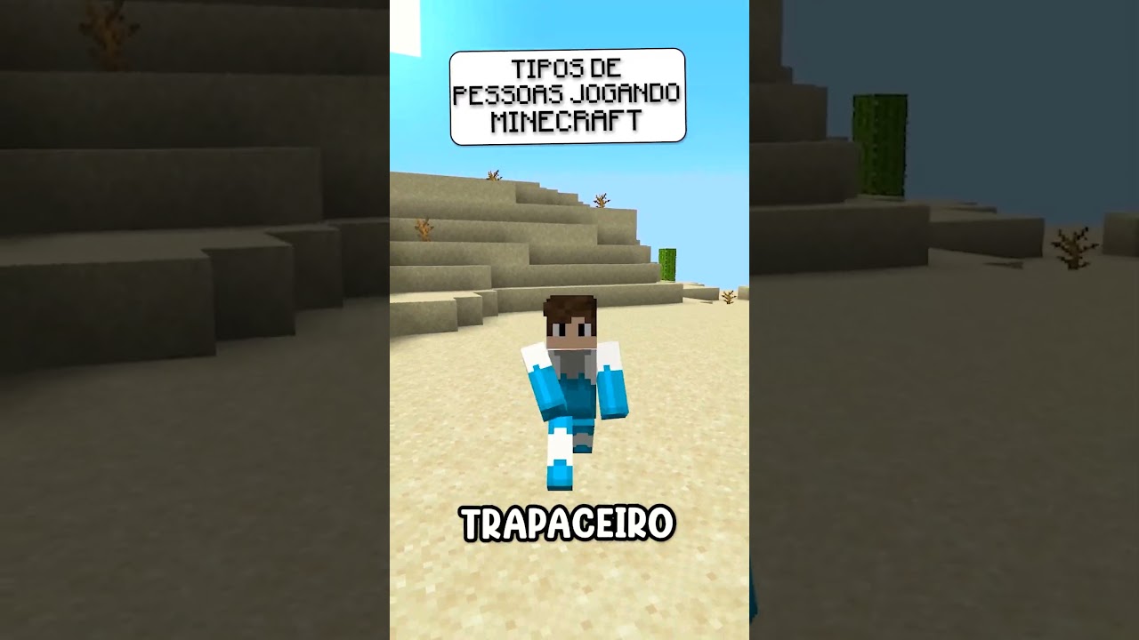 TIPOS DE JOGADORES DE MINECRAFT
