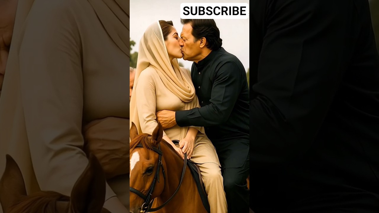 Imran Khan and Maryam Nawaz kissed and love you scane 🥰 