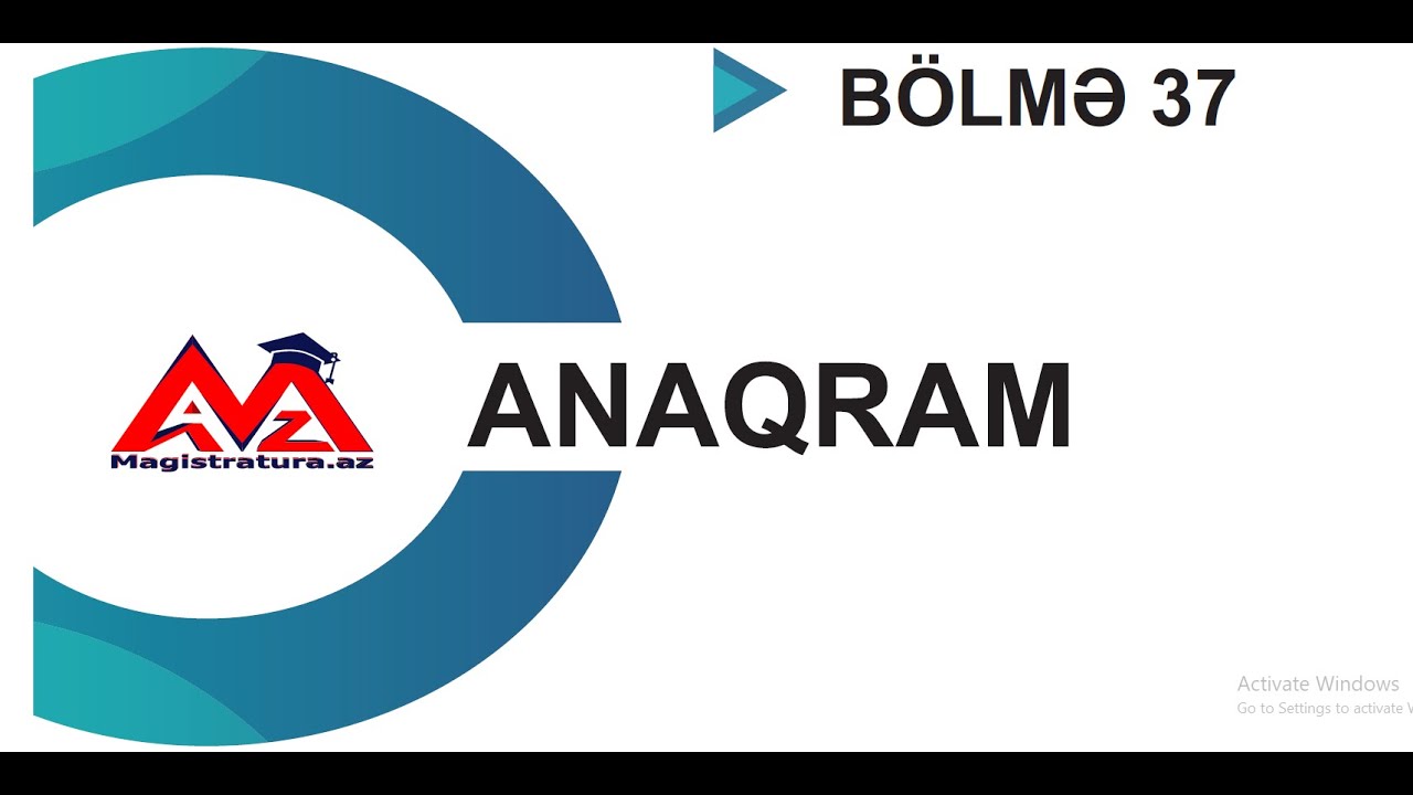 Anaqram-Elsevər Məmmədov