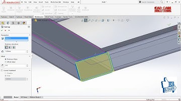 SolidWorks Weldments END CAP